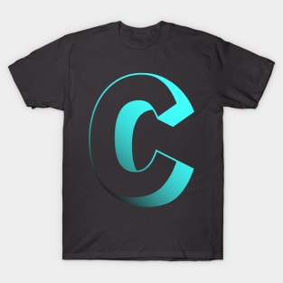 Letter C beautiful letters T-Shirt